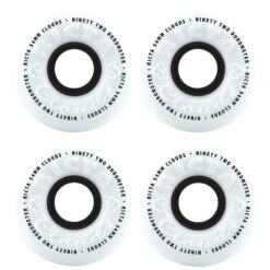 Roues Longboard Skate Ricta Set De 4 Roues De Skateboard Clouds Chrome - Black - 54mm