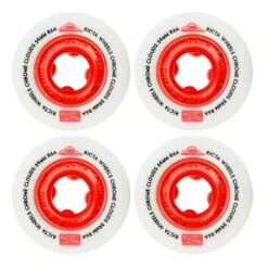 Roues Longboard Skate Ricta Set De 4 Roues De Skateboard Clouds Chrome - Red - 54mm
